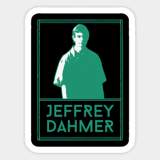 Jeffrey dahmer\\vintage fan art Sticker